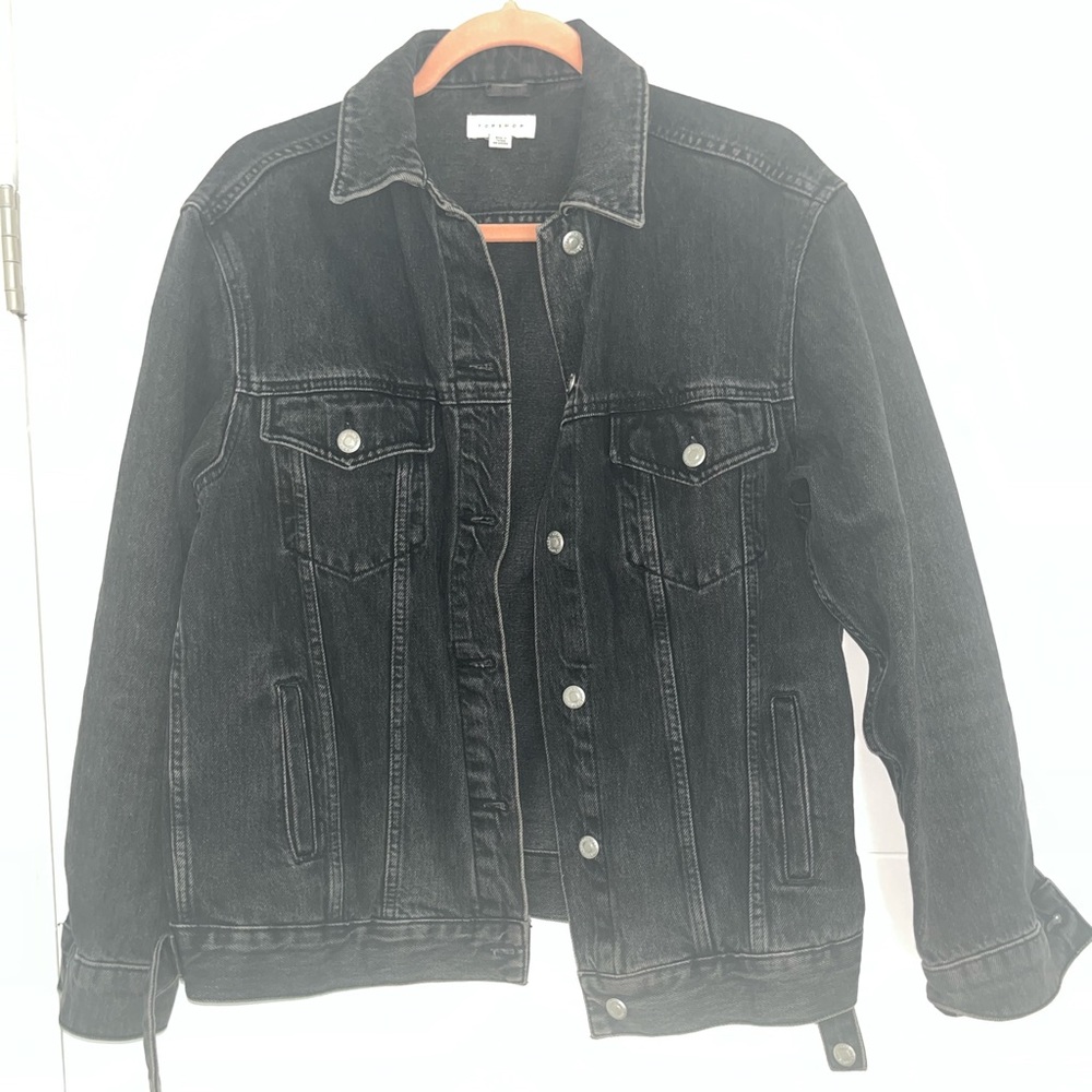 Black Oversized Denim Jacket
